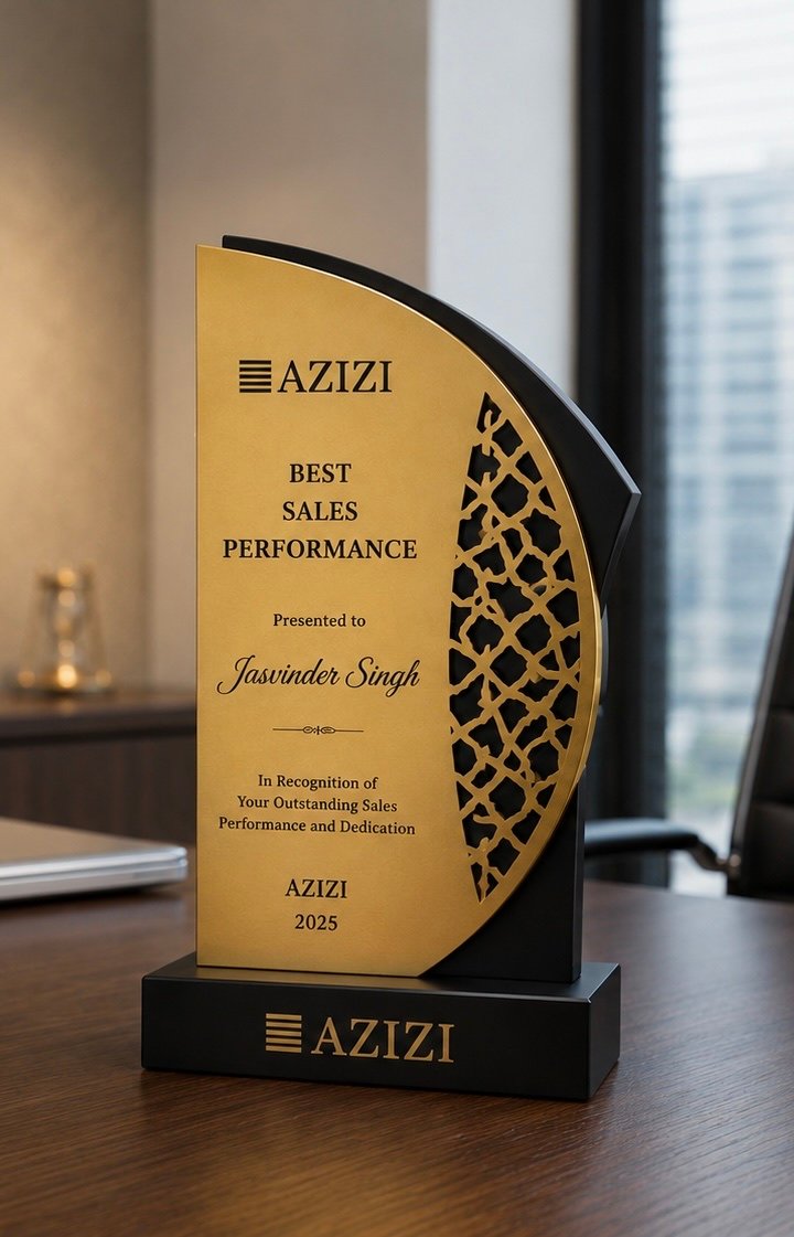Azizi Best Sales Performance award presented to Jasvinder Singh